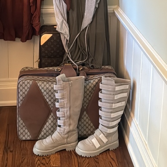 Shoes - Dune 2 Halloween Fremen Chani Cosplay Knee High Shoes Boots Costume Size 10